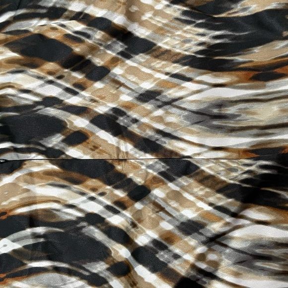 Worthington Black and Brown Patterned Mini Skirt - Picture 3 of 8